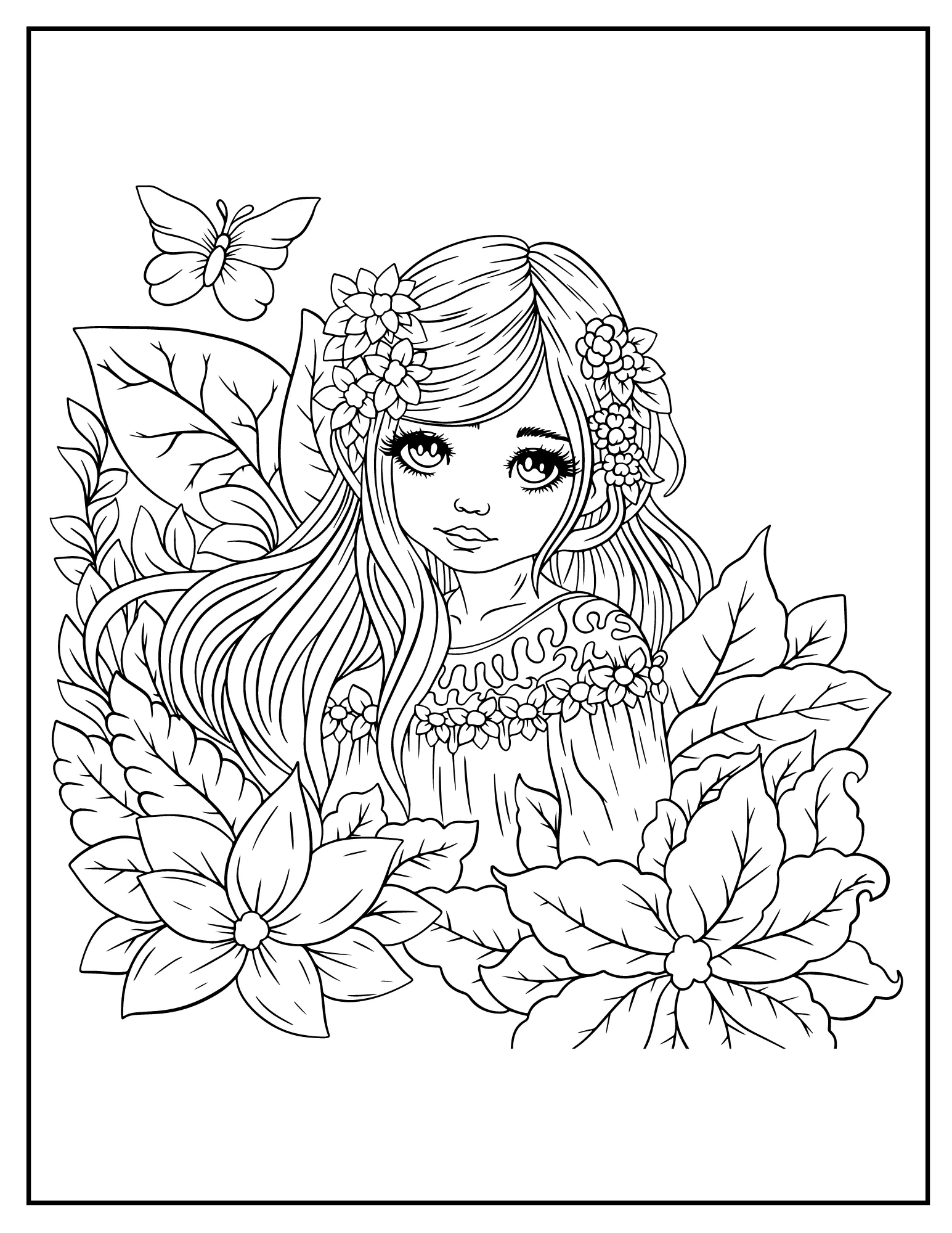 Unleash Your Imagination: Printable Fantasy Designs Coloring Book for Adults