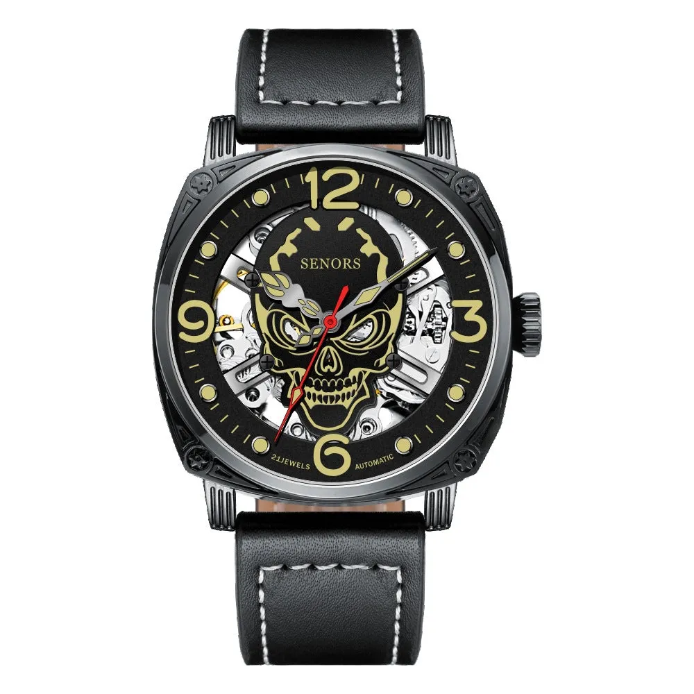 Upgraded Super Luminous Skull Mechanical Watch