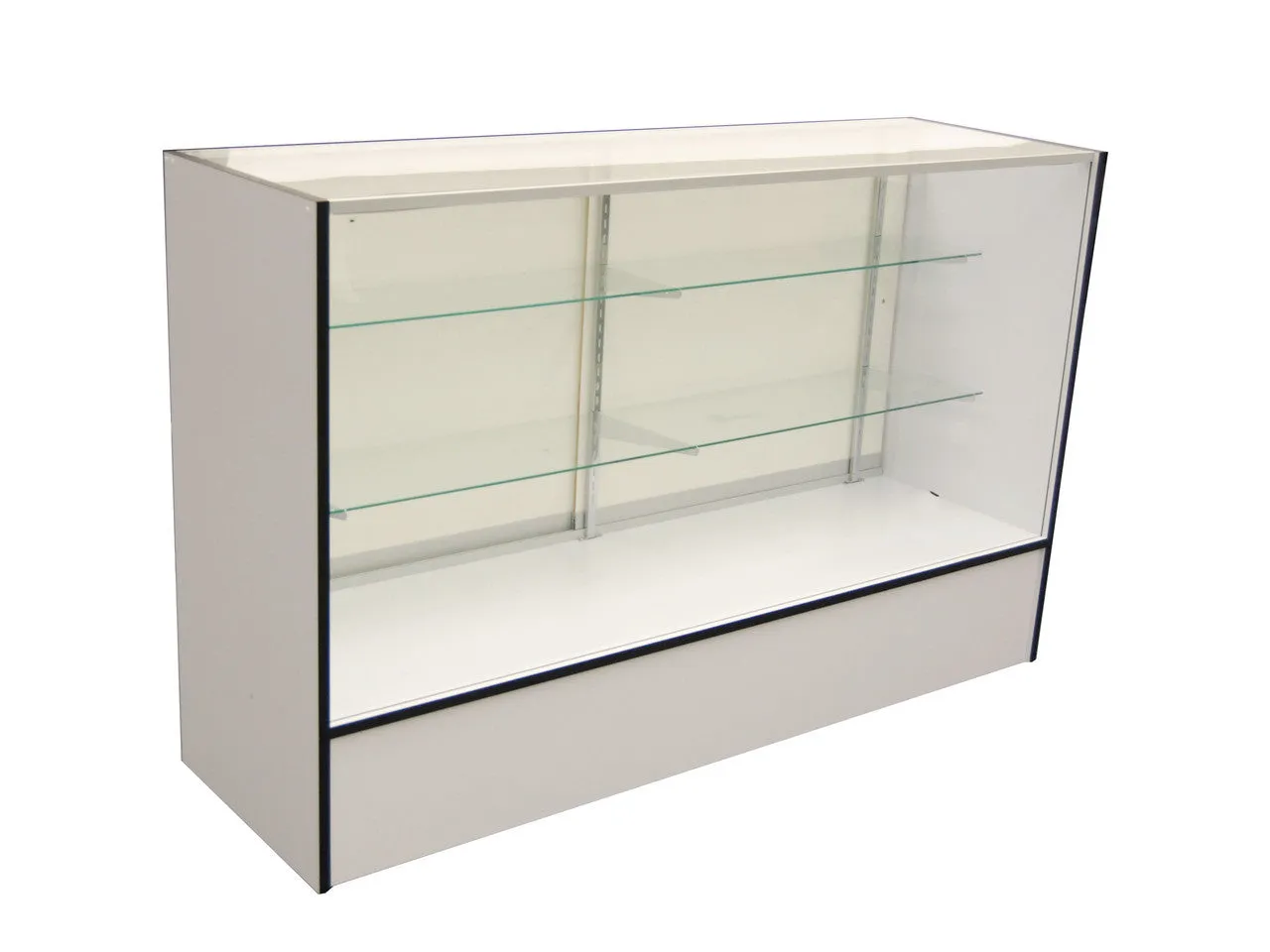 White Triple Level 60" Display Case MM-SC-SC5WH